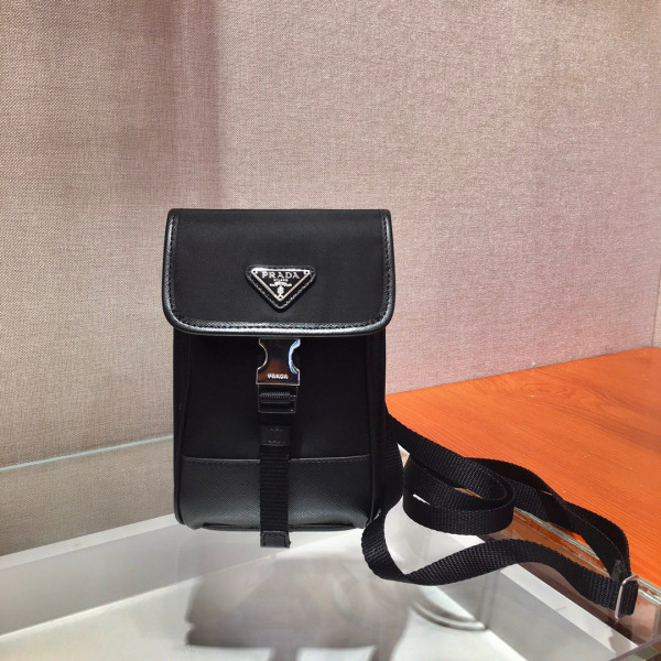(image for) PRADA Nylon and Saffiano Leather Smartphone Case