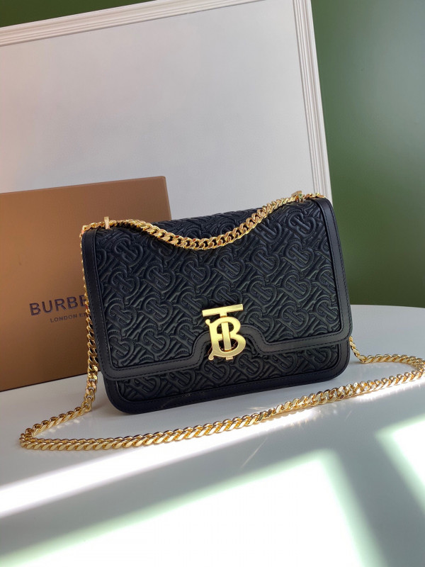 BURBERRY Medium Quilted Monogram Lambskin TB Bag (image for) BURBERRY Medium Quilted Monogram Lambskin TB Bag