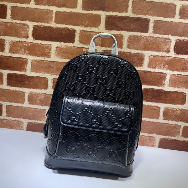 (image for) GUCCI GG embossed backpack