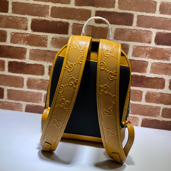(image for) GUCCI GG embossed backpack