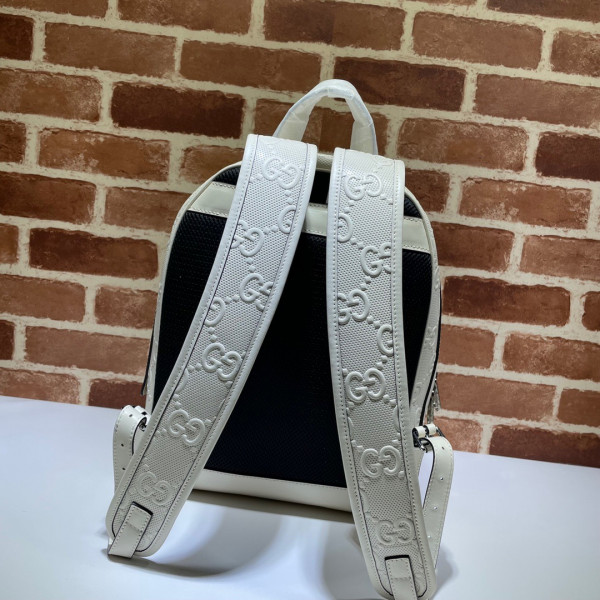 (image for) GUCCI GG embossed backpack