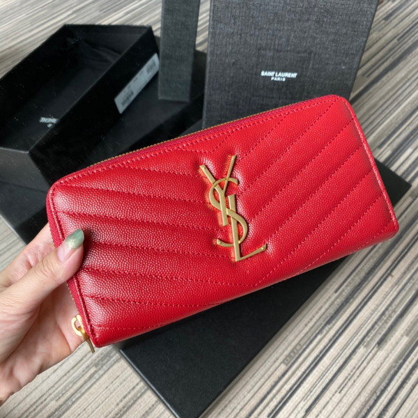 (image for) YSL MONOGRAM ZIPPY WALLET