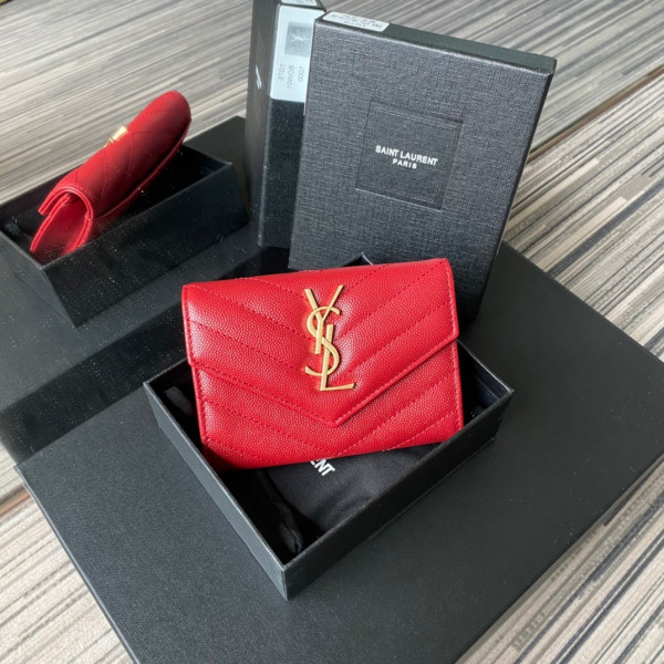 (image for) YSL MONOGRAM SMALL ENVELOPE WALLET IN