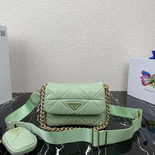 (image for) PRADA System nappa leather patchwork bag