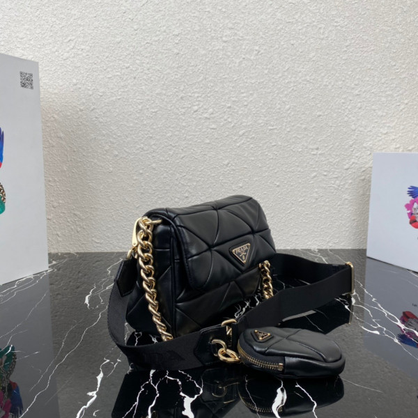 (image for) PRADA System nappa leather patchwork bag