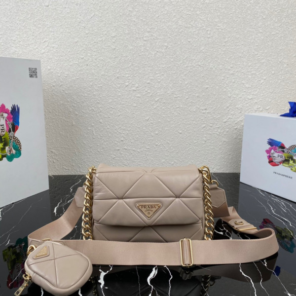 (image for) PRADA System nappa leather patchwork bag