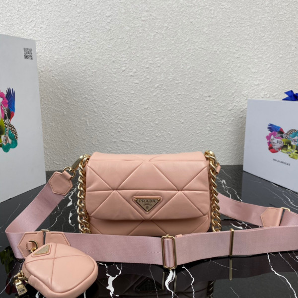 (image for) PRADA System nappa leather patchwork bag