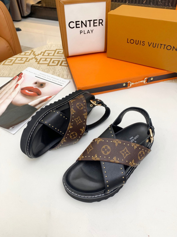 LOUIS VUITTON WOMEN"S PASEO FLAT COMFORT SANDAL [1A8O1Z] CELINE CHANEL ACCESSORIES LOEWE SHOES LOUIS VUITTON DIRO YSL OTHER BRAND HANDBAGS BALENCIAGA BOTTEGA VENETA GOYARD HERMES BURBERRY VALENTINO GUCCI FENDI MIUMIU CHLOE PRADA BVLGARI SUITCASE NEW ARRIVAL 