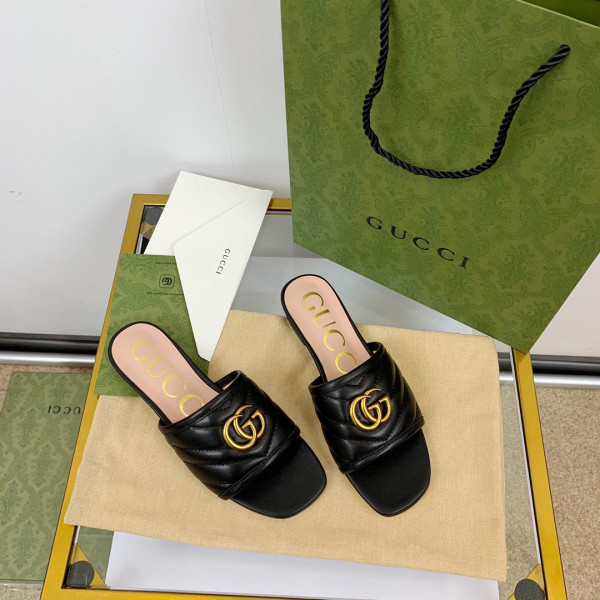 (image for) GUCCI Women's slide with Double G