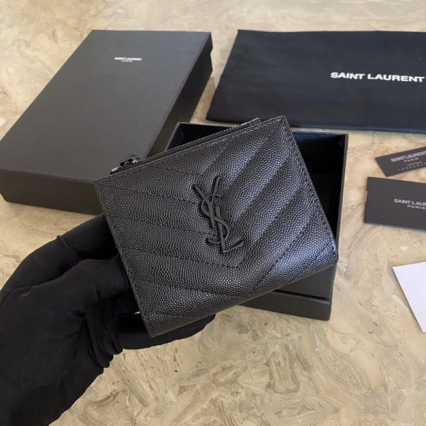 YSL MONOGRAM ZIPPED CARD CASE [YSL344] CELINE CHANEL ACCESSORIES LOEWE SHOES LOUIS VUITTON DIRO YSL OTHER BRAND HANDBAGS BALENCIAGA BOTTEGA VENETA GOYARD HERMES BURBERRY VALENTINO GUCCI FENDI MIUMIU CHLOE PRADA BVLGARI SUITCASE NEW ARRIVAL 