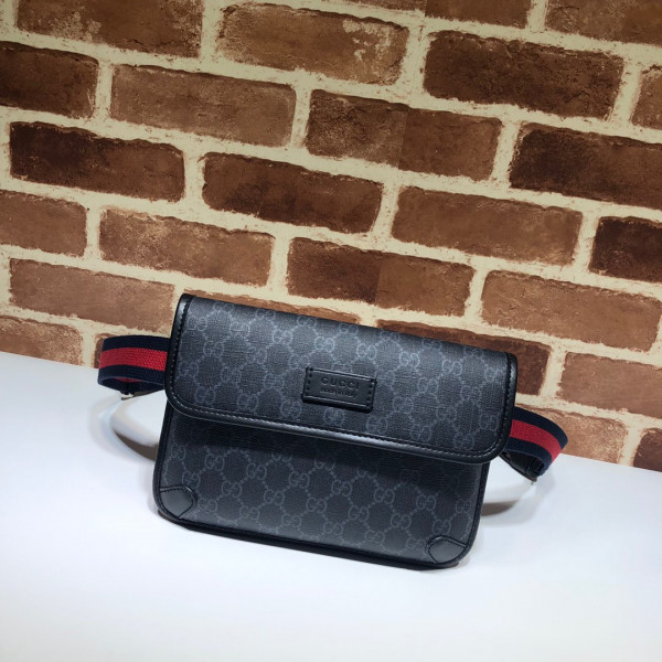 (image for) GUCCI GG Black belt bag