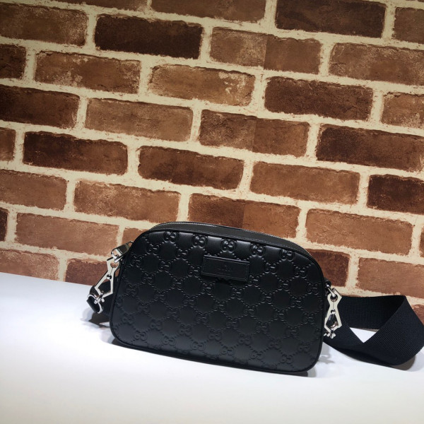 (image for) GUCCI GG Black shoulder bag