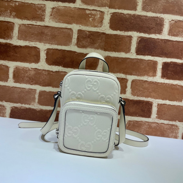 (image for) GUCCI GG embossed mini bag