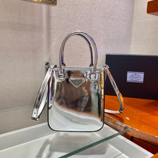 (image for) PRADA Small brushed leather tote