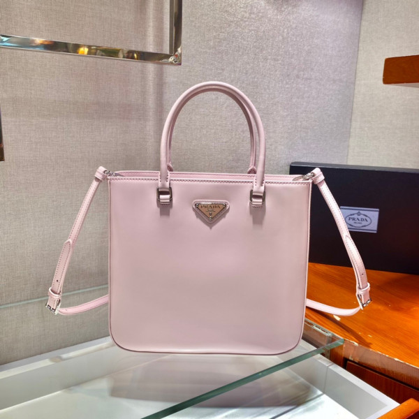 (image for) PRADA LARGE brushed leather tote