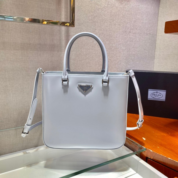 (image for) PRADA LARGE brushed leather tote