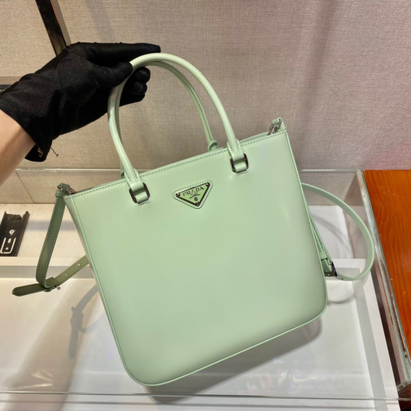 (image for) PRADA LARGE brushed leather tote