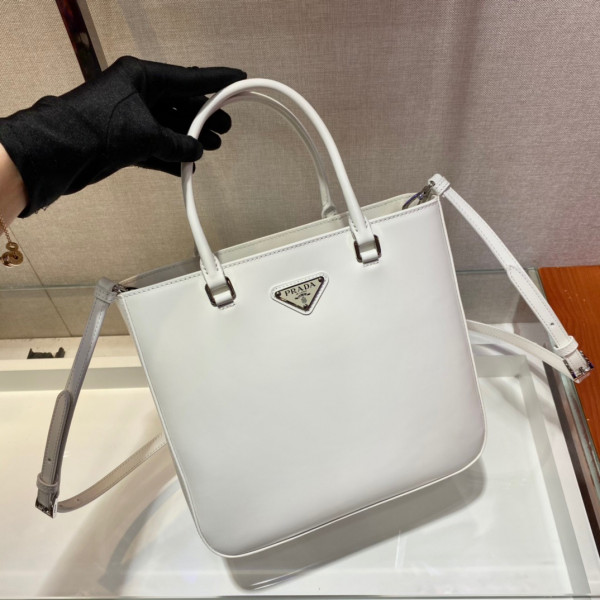 (image for) PRADA LARGE brushed leather tote