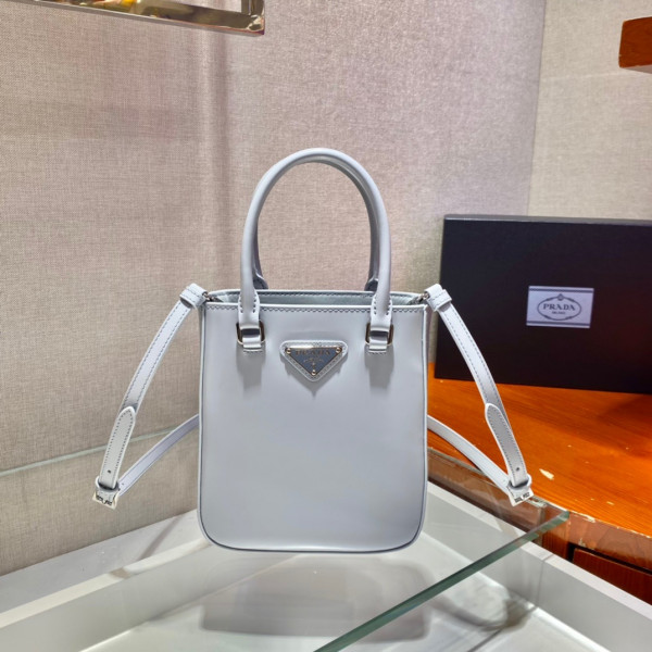 (image for) PRADA Small brushed leather tote