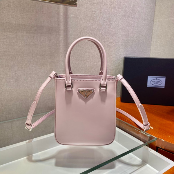 (image for) PRADA Small brushed leather tote