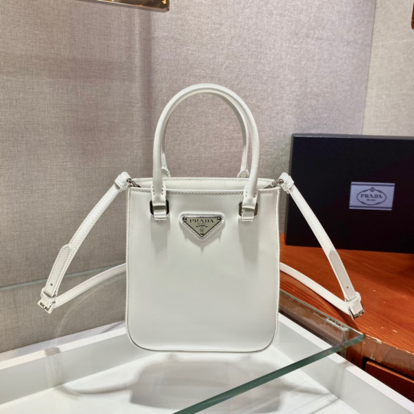 (image for) PRADA Small brushed leather tote