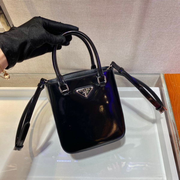 (image for) PRADA Small brushed leather tote