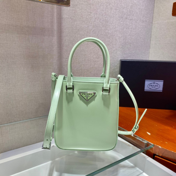 (image for) PRADA Small brushed leather tote