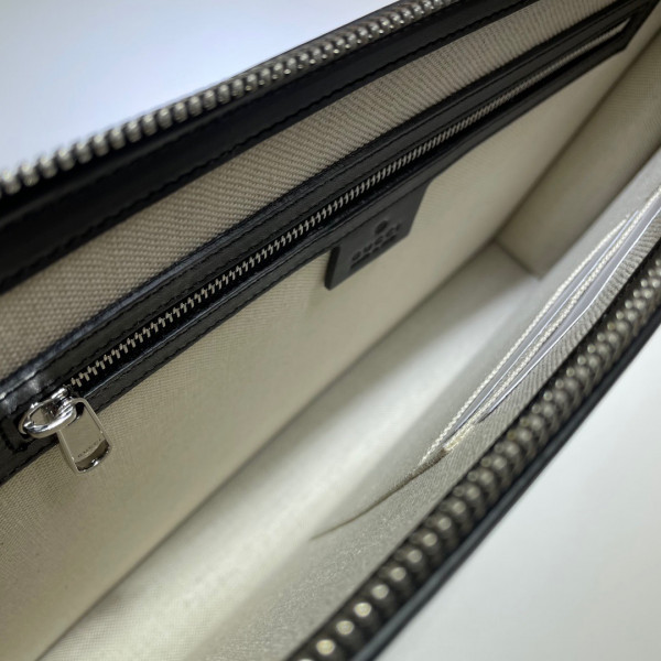 GUCCI GG embossed pouch (image for) GUCCI GG embossed pouch