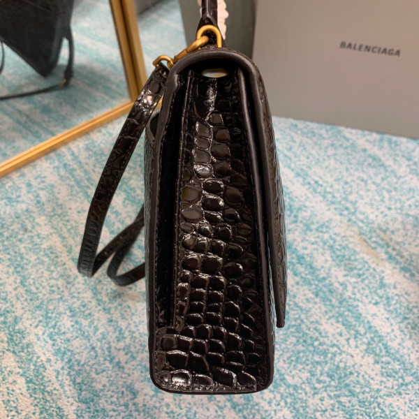 (image for) BALENCIAGA HOURGLASS STRETCHED TOP HANDLE BAG