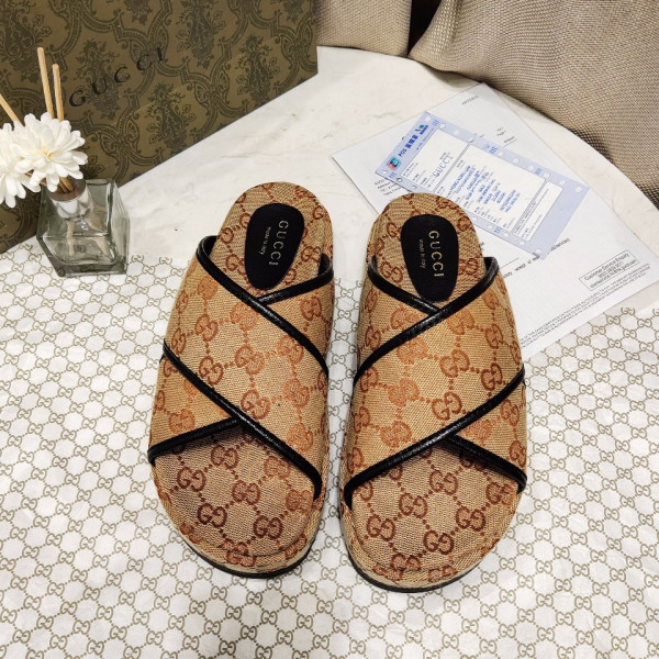 (image for) GUCCI GG Multicolor platform sandal