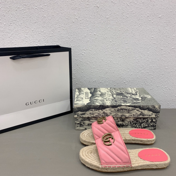 (image for) GUCCI Leather espadrille sandal