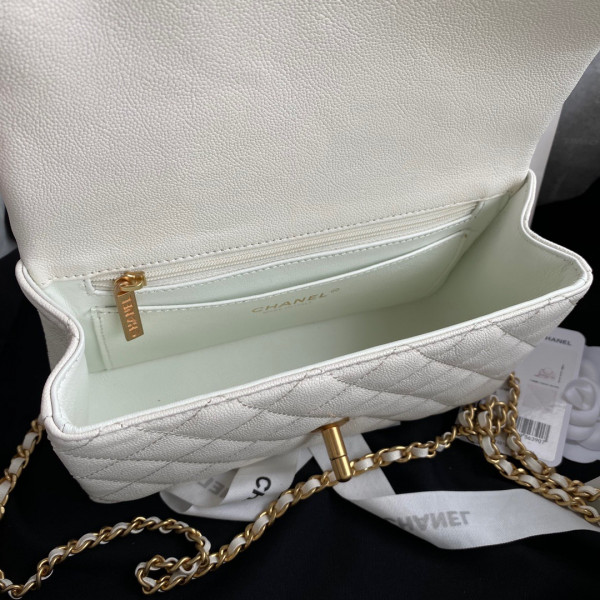 CL MINI FLAP BAG WITH TOP HANDLE [AS2431-6] CELINE CHANEL ACCESSORIES LOEWE SHOES LOUIS VUITTON DIRO YSL OTHER BRAND HANDBAGS BALENCIAGA BOTTEGA VENETA GOYARD HERMES BURBERRY VALENTINO GUCCI FENDI MIUMIU CHLOE PRADA BVLGARI SUITCASE NEW ARRIVAL 