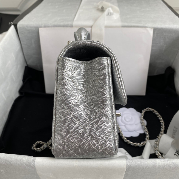 CL MINI FLAP BAG WITH TOP HANDLE [AS2431-4] CELINE CHANEL ACCESSORIES LOEWE SHOES LOUIS VUITTON DIRO YSL OTHER BRAND HANDBAGS BALENCIAGA BOTTEGA VENETA GOYARD HERMES BURBERRY VALENTINO GUCCI FENDI MIUMIU CHLOE PRADA BVLGARI SUITCASE NEW ARRIVAL 