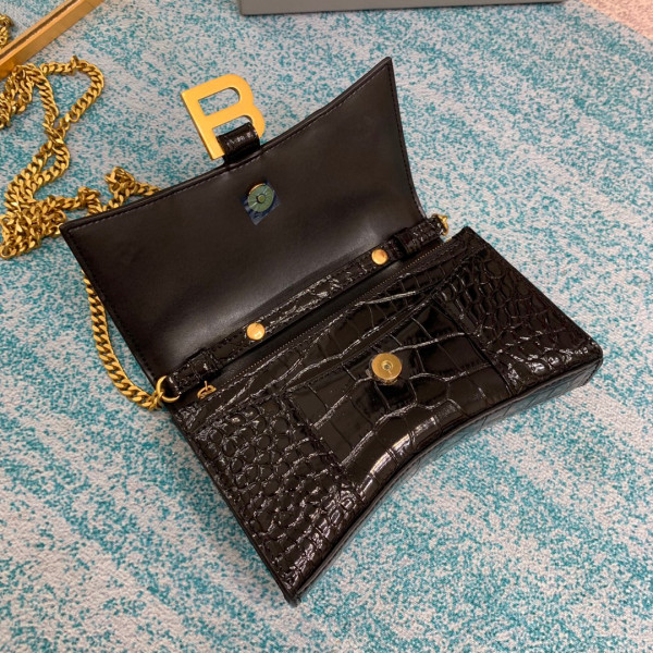 BALENCIAGA HOURGLASS WALLET ON CHAIN [Balenciaga225] CELINE CHANEL ACCESSORIES LOEWE SHOES LOUIS VUITTON DIRO YSL OTHER BRAND HANDBAGS BALENCIAGA BOTTEGA VENETA GOYARD HERMES BURBERRY VALENTINO GUCCI FENDI MIUMIU CHLOE PRADA BVLGARI SUITCASE NEW ARRIVAL 