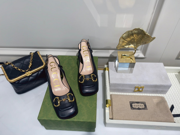 GUCCI Women's mid-heel slingback with Horsebit [?643892-5] CELINE CHANEL ACCESSORIES LOEWE SHOES LOUIS VUITTON DIRO YSL OTHER BRAND HANDBAGS BALENCIAGA BOTTEGA VENETA GOYARD HERMES BURBERRY VALENTINO GUCCI FENDI MIUMIU CHLOE PRADA BVLGARI SUITCASE NEW ARRIVAL 