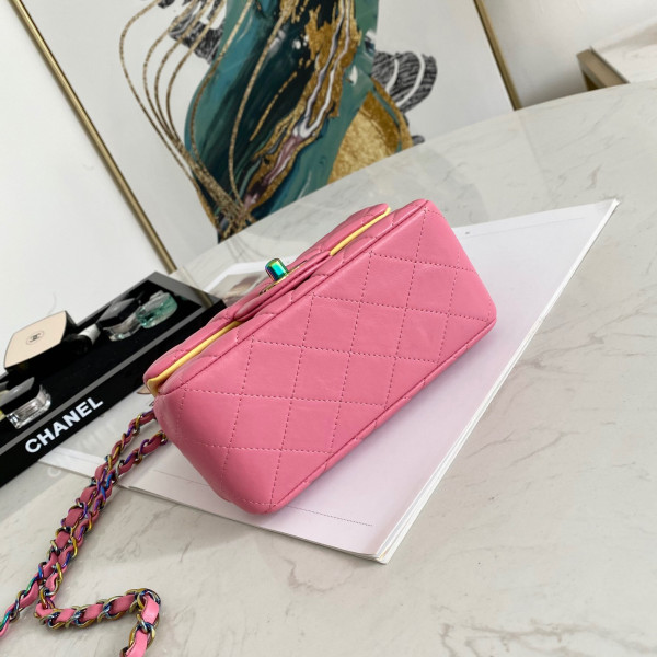 CL FLAP BAG-17CM [Chanle1718] CELINE CHANEL ACCESSORIES LOEWE SHOES LOUIS VUITTON DIRO YSL OTHER BRAND HANDBAGS BALENCIAGA BOTTEGA VENETA GOYARD HERMES BURBERRY VALENTINO GUCCI FENDI MIUMIU CHLOE PRADA BVLGARI SUITCASE NEW ARRIVAL 