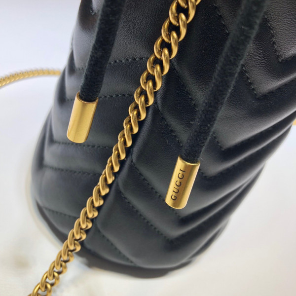 GUCCI GG Marmont mini bucket bag [575163-3] CELINE CHANEL ACCESSORIES LOEWE SHOES LOUIS VUITTON DIRO YSL OTHER BRAND HANDBAGS BALENCIAGA BOTTEGA VENETA GOYARD HERMES BURBERRY VALENTINO GUCCI FENDI MIUMIU CHLOE PRADA BVLGARI SUITCASE NEW ARRIVAL 