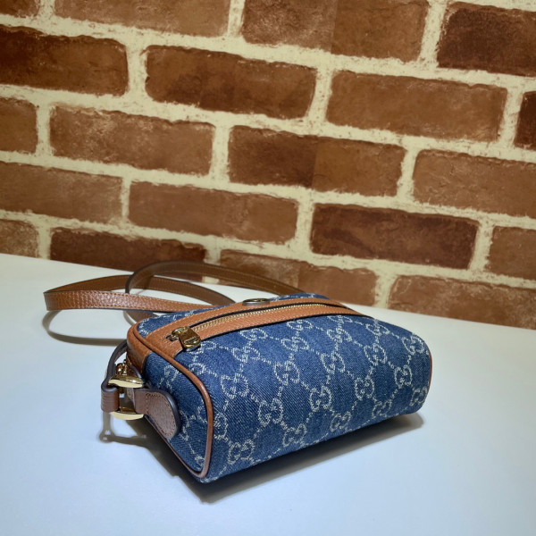 (image for) GUCCI Ophidia Suede Mini Bag