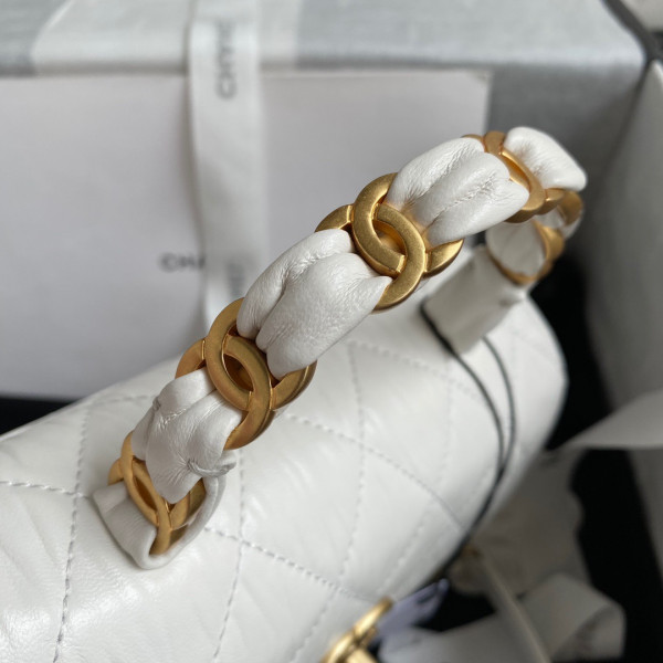 CL MINI FLAP BAG WITH TOP HANDLE [AS2477-2] CELINE CHANEL ACCESSORIES LOEWE SHOES LOUIS VUITTON DIRO YSL OTHER BRAND HANDBAGS BALENCIAGA BOTTEGA VENETA GOYARD HERMES BURBERRY VALENTINO GUCCI FENDI MIUMIU CHLOE PRADA BVLGARI SUITCASE NEW ARRIVAL 