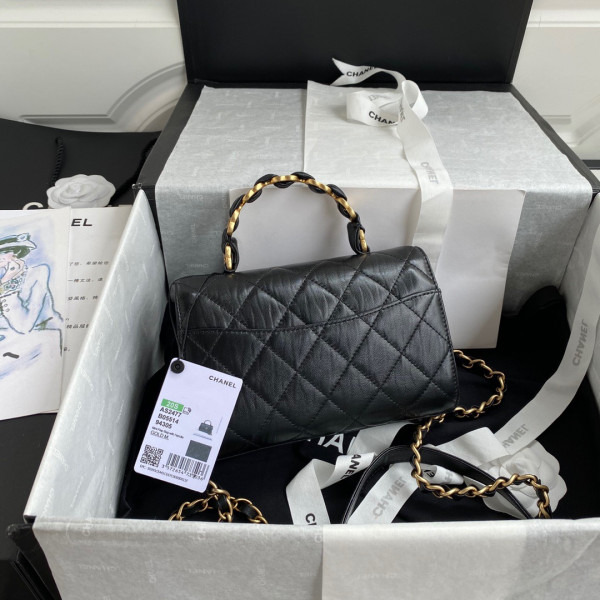CL MINI FLAP BAG WITH TOP HANDLE [AS2477-1] CELINE CHANEL ACCESSORIES LOEWE SHOES LOUIS VUITTON DIRO YSL OTHER BRAND HANDBAGS BALENCIAGA BOTTEGA VENETA GOYARD HERMES BURBERRY VALENTINO GUCCI FENDI MIUMIU CHLOE PRADA BVLGARI SUITCASE NEW ARRIVAL 