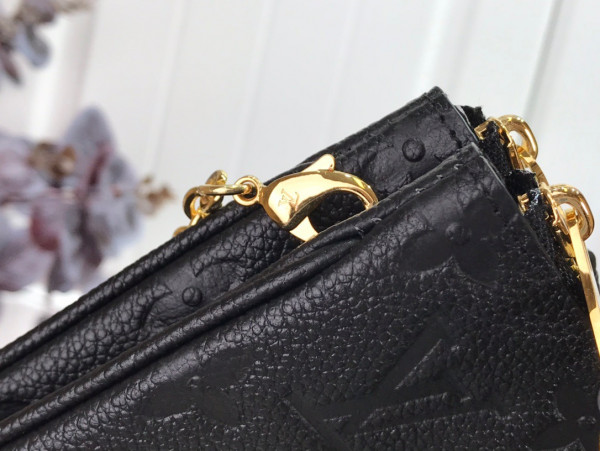 LOUIS VUITTON DOUBLE ZIP POCHETTE [M68568] CELINE CHANEL ACCESSORIES LOEWE SHOES LOUIS VUITTON DIRO YSL OTHER BRAND HANDBAGS BALENCIAGA BOTTEGA VENETA GOYARD HERMES BURBERRY VALENTINO GUCCI FENDI MIUMIU CHLOE PRADA BVLGARI SUITCASE NEW ARRIVAL 