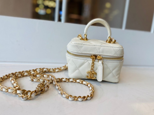 CL SMALL VANITY WITH CHAIN [AP2194-2] CELINE CHANEL ACCESSORIES LOEWE SHOES LOUIS VUITTON DIRO YSL OTHER BRAND HANDBAGS BALENCIAGA BOTTEGA VENETA GOYARD HERMES BURBERRY VALENTINO GUCCI FENDI MIUMIU CHLOE PRADA BVLGARI SUITCASE NEW ARRIVAL 