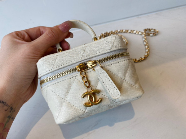 CL SMALL VANITY WITH CHAIN [AP2194-2] CELINE CHANEL ACCESSORIES LOEWE SHOES LOUIS VUITTON DIRO YSL OTHER BRAND HANDBAGS BALENCIAGA BOTTEGA VENETA GOYARD HERMES BURBERRY VALENTINO GUCCI FENDI MIUMIU CHLOE PRADA BVLGARI SUITCASE NEW ARRIVAL 