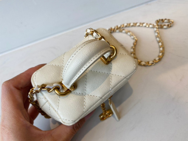 CL SMALL VANITY WITH CHAIN [AP2194-2] CELINE CHANEL ACCESSORIES LOEWE SHOES LOUIS VUITTON DIRO YSL OTHER BRAND HANDBAGS BALENCIAGA BOTTEGA VENETA GOYARD HERMES BURBERRY VALENTINO GUCCI FENDI MIUMIU CHLOE PRADA BVLGARI SUITCASE NEW ARRIVAL 