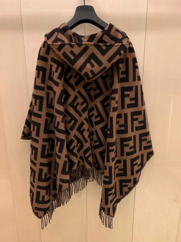 Fendi Poncho [Fendi289] CELINE CHANEL ACCESSORIES LOEWE SHOES LOUIS VUITTON DIRO YSL OTHER BRAND HANDBAGS BALENCIAGA BOTTEGA VENETA GOYARD HERMES BURBERRY VALENTINO GUCCI FENDI MIUMIU CHLOE PRADA BVLGARI SUITCASE NEW ARRIVAL 