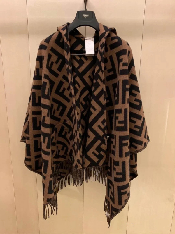 Fendi Poncho [Fendi289] CELINE CHANEL ACCESSORIES LOEWE SHOES LOUIS VUITTON DIRO YSL OTHER BRAND HANDBAGS BALENCIAGA BOTTEGA VENETA GOYARD HERMES BURBERRY VALENTINO GUCCI FENDI MIUMIU CHLOE PRADA BVLGARI SUITCASE NEW ARRIVAL 
