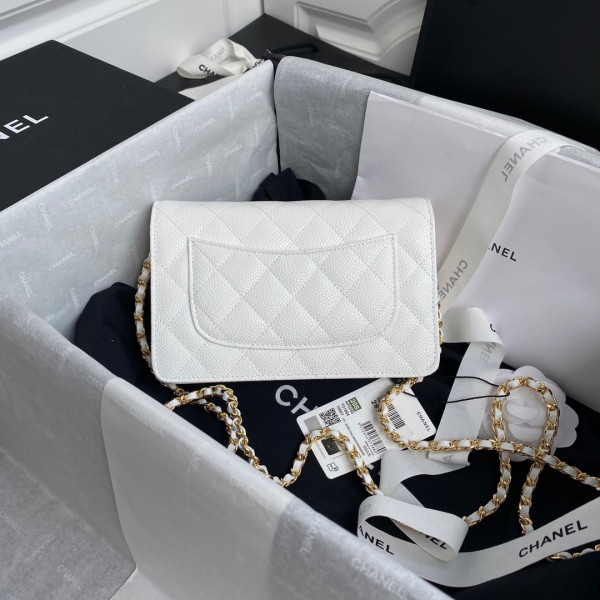 CL CHAIN WALLET CAVIAR NEW EDITION [Chanle1676] CELINE CHANEL ACCESSORIES LOEWE SHOES LOUIS VUITTON DIRO YSL OTHER BRAND HANDBAGS BALENCIAGA BOTTEGA VENETA GOYARD HERMES BURBERRY VALENTINO GUCCI FENDI MIUMIU CHLOE PRADA BVLGARI SUITCASE NEW ARRIVAL 