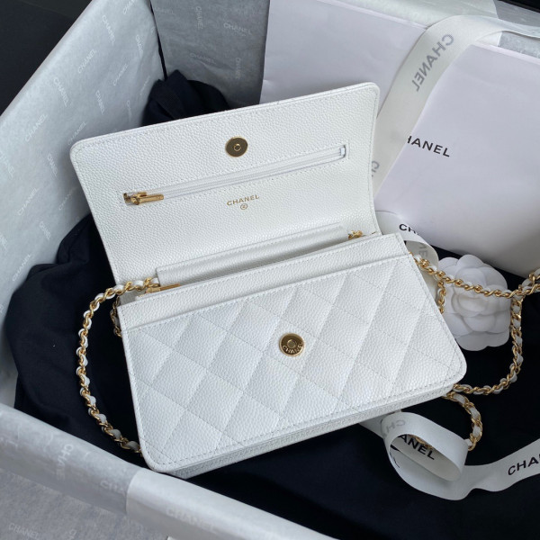 CL CHAIN WALLET CAVIAR NEW EDITION [Chanle1676] CELINE CHANEL ACCESSORIES LOEWE SHOES LOUIS VUITTON DIRO YSL OTHER BRAND HANDBAGS BALENCIAGA BOTTEGA VENETA GOYARD HERMES BURBERRY VALENTINO GUCCI FENDI MIUMIU CHLOE PRADA BVLGARI SUITCASE NEW ARRIVAL 