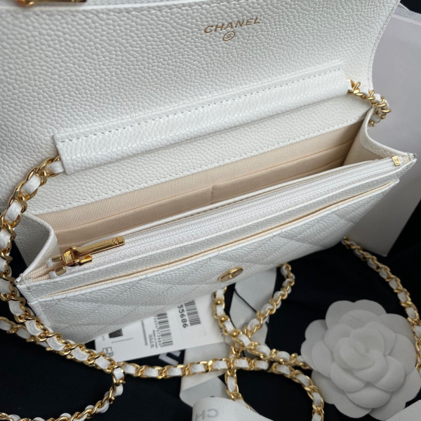 CL CHAIN WALLET CAVIAR NEW EDITION [Chanle1676] CELINE CHANEL ACCESSORIES LOEWE SHOES LOUIS VUITTON DIRO YSL OTHER BRAND HANDBAGS BALENCIAGA BOTTEGA VENETA GOYARD HERMES BURBERRY VALENTINO GUCCI FENDI MIUMIU CHLOE PRADA BVLGARI SUITCASE NEW ARRIVAL 