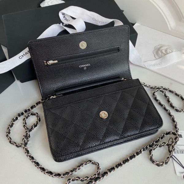 CL CHAIN WALLET CAVIAR NEW EDITION [Chanle1674] CELINE CHANEL ACCESSORIES LOEWE SHOES LOUIS VUITTON DIRO YSL OTHER BRAND HANDBAGS BALENCIAGA BOTTEGA VENETA GOYARD HERMES BURBERRY VALENTINO GUCCI FENDI MIUMIU CHLOE PRADA BVLGARI SUITCASE NEW ARRIVAL 